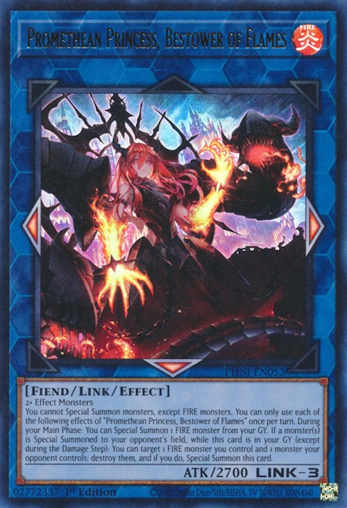 Promethean Princess, Bestower of Flames [PHNI-EN052] Ultra Rare | Galactic Gamez