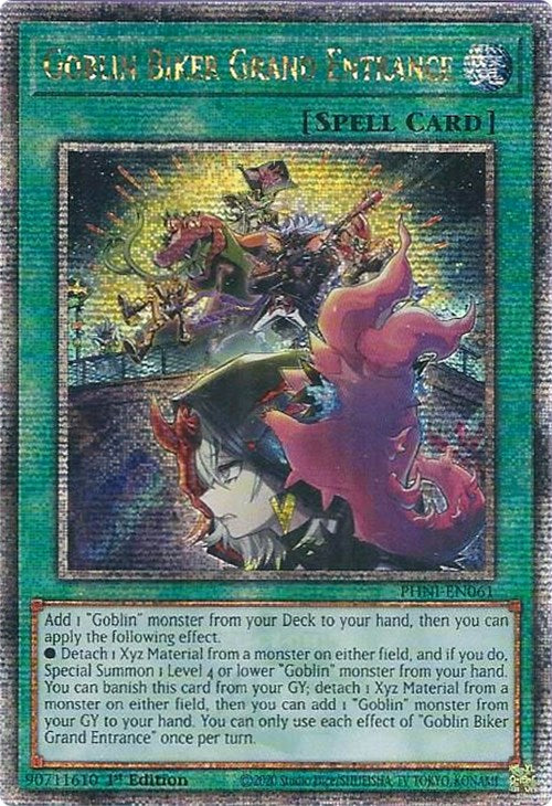 Goblin Biker Grand Entrance [PHNI-EN061] Quarter Century Secret Rare | Galactic Gamez