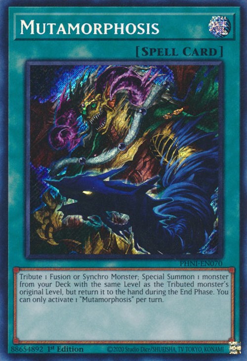 Mutamorphosis [PHNI-EN070] Secret Rare | Galactic Gamez