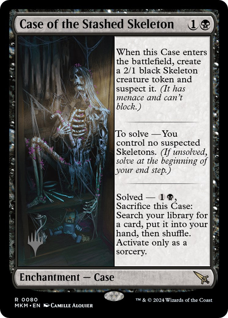 Case of the Stashed Skeleton (Promo Pack) [Murders at Karlov Manor Promos] | Galactic Gamez