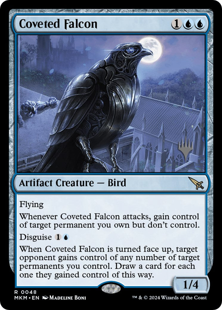 Coveted Falcon (Promo Pack) [Murders at Karlov Manor Promos] | Galactic Gamez