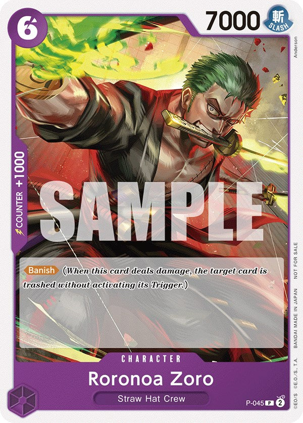 Roronoa Zoro (OP-06 Pre-Release Tournament) [Participant] [One Piece Promotion Cards] | Galactic Gamez