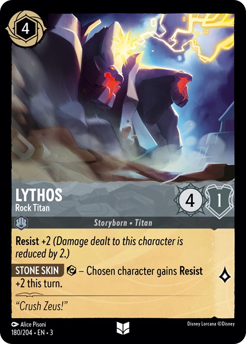 Lythos - Rock Titan (180/204) [Into the Inklands] | Galactic Gamez