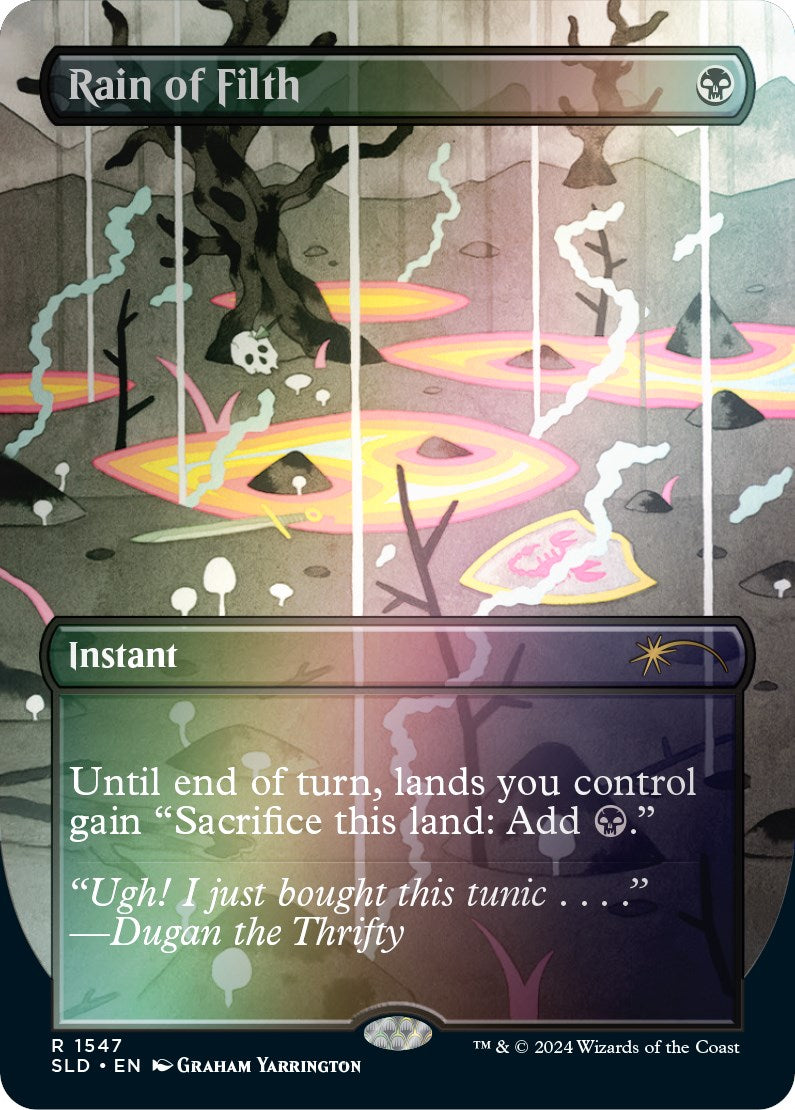 Rain of Filth (Rainbow Foil) [Secret Lair Drop Series] | Galactic Gamez