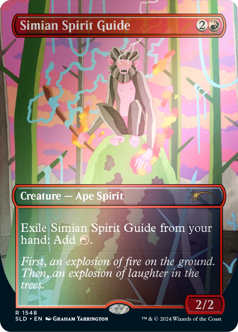 Simian Spirit Guide (Rainbow Foil) [Secret Lair Drop Series] | Galactic Gamez