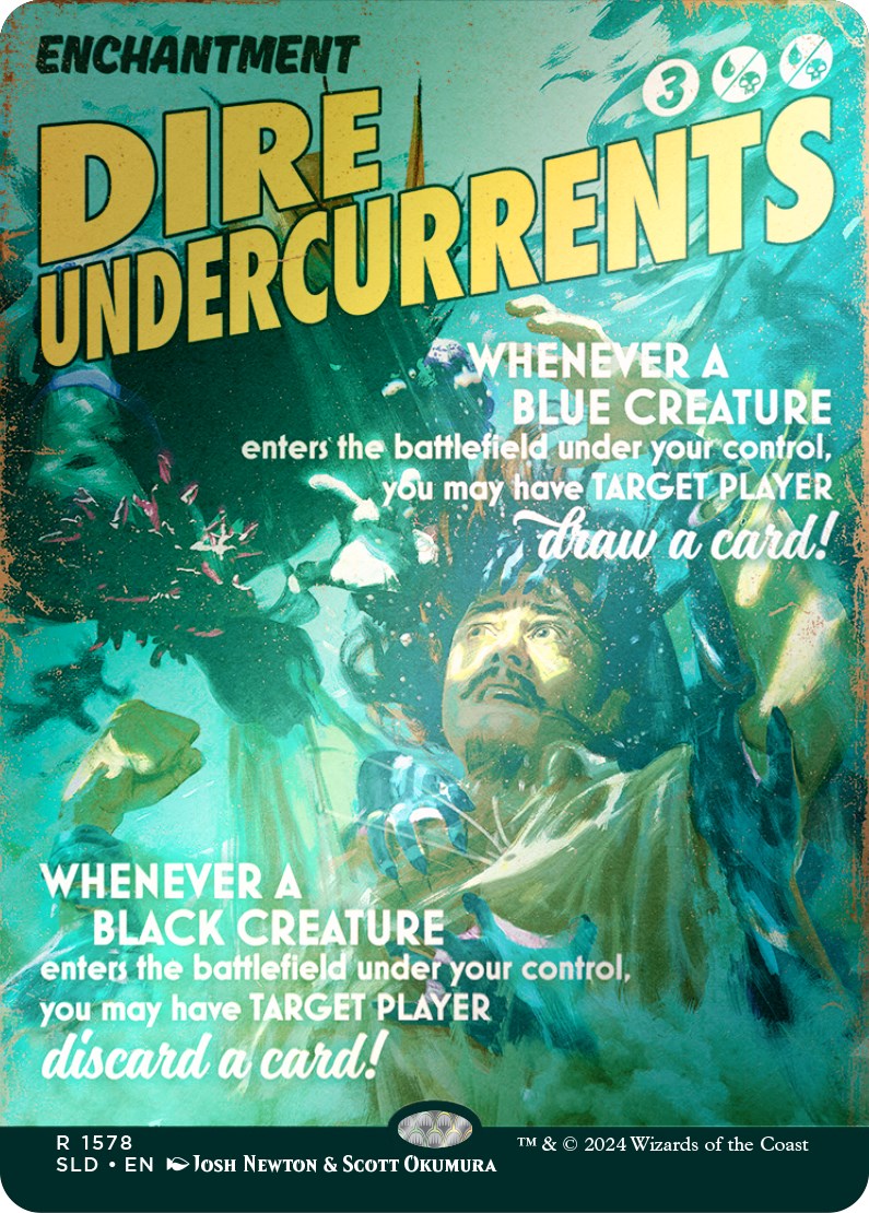 Dire Undercurrents (Rainbow Foil) [Secret Lair Drop Series] | Galactic Gamez