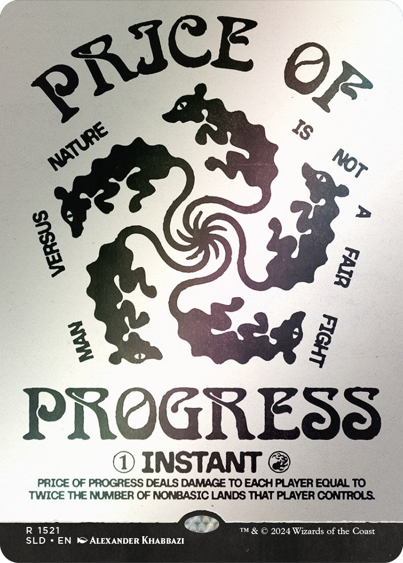 Price of Progress (Rainbow Foil) [Secret Lair Drop Series] | Galactic Gamez