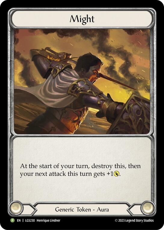 Might // Vigor [LGS230] (Promo)  Rainbow Foil | Galactic Gamez
