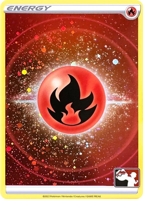 Fire Energy (Cosmos Holo) [Prize Pack Series Three] | Galactic Gamez