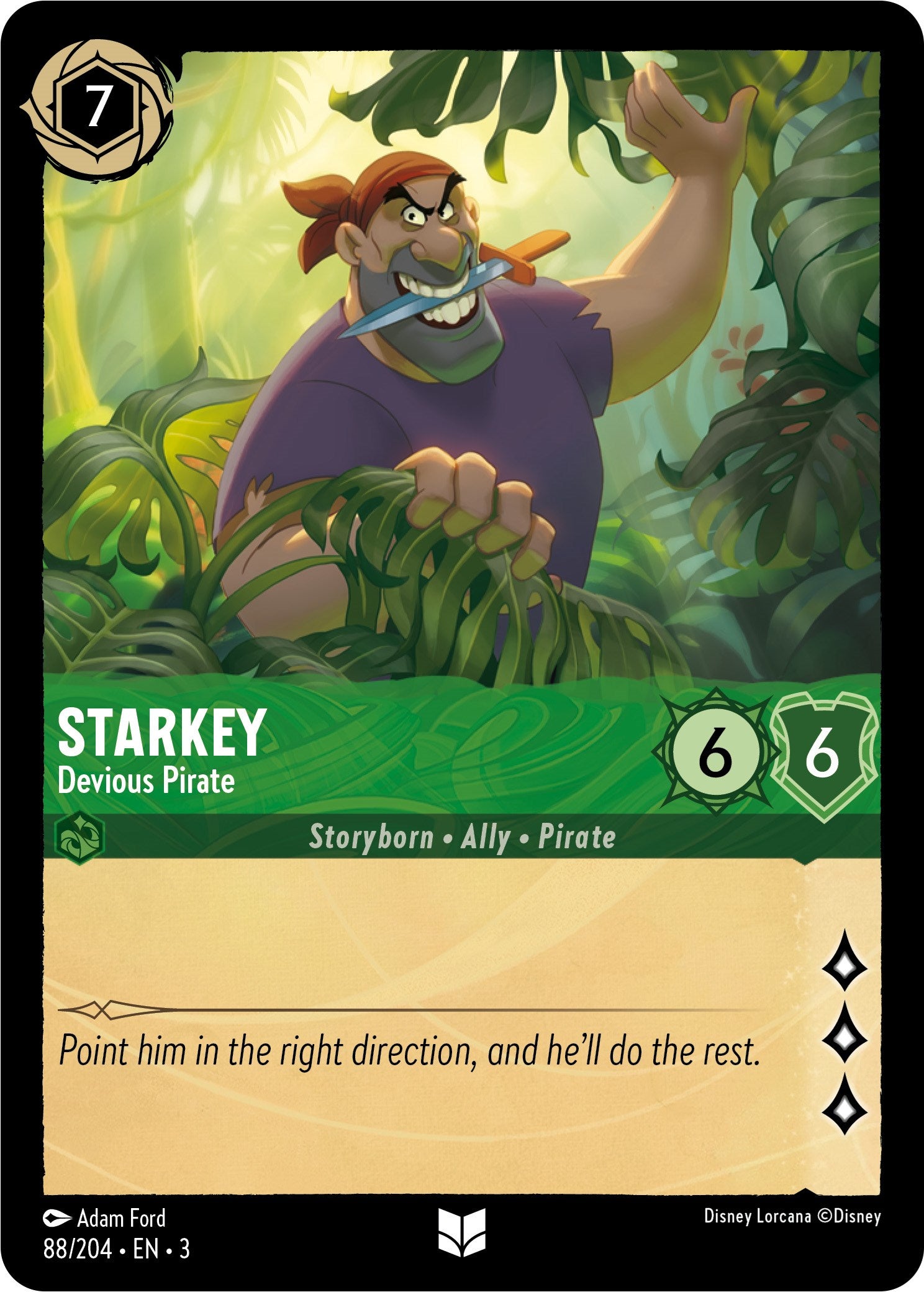 Starkey - Devious Pirate (88/204) [Into the Inklands] | Galactic Gamez