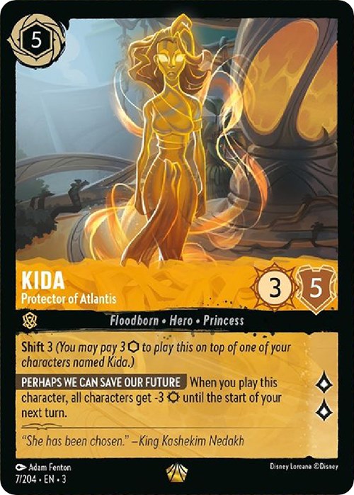 Kida - Protector of Atlantis (7/204) [Into the Inklands] | Galactic Gamez