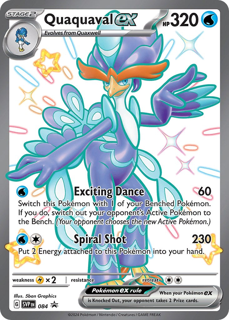 Quaquaval ex (084) (Jumbo Card) [Scarlet & Violet: Black Star Promos] | Galactic Gamez