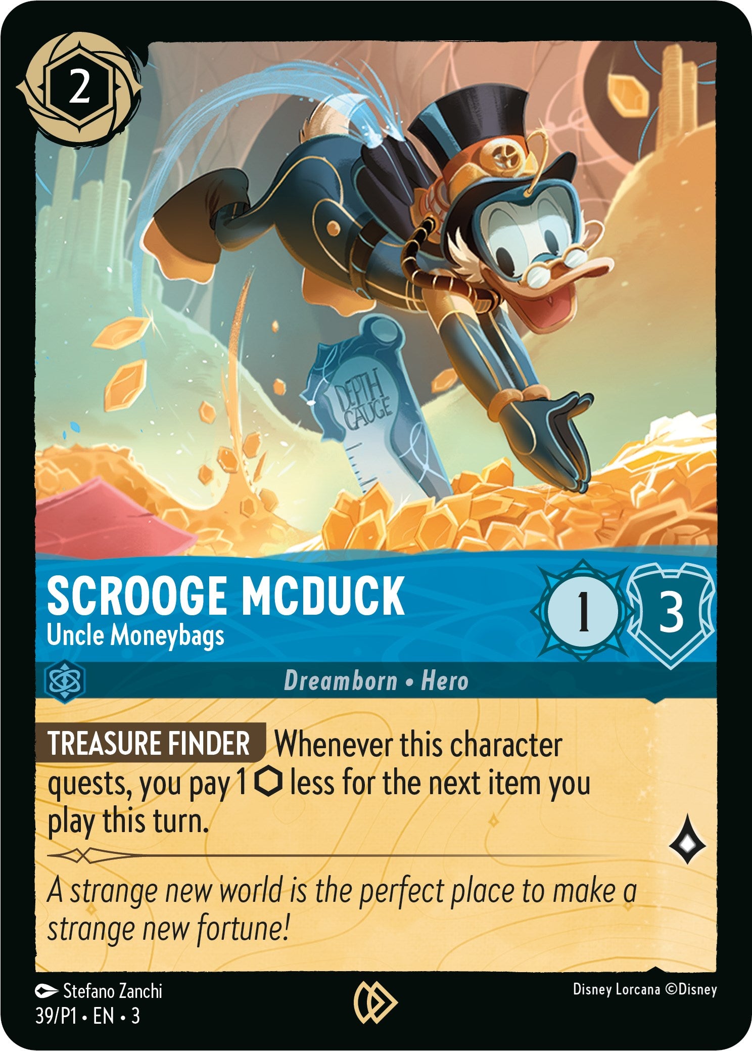 Scrooge McDuck - Uncle Moneybags (39) [Promo Cards] | Galactic Gamez