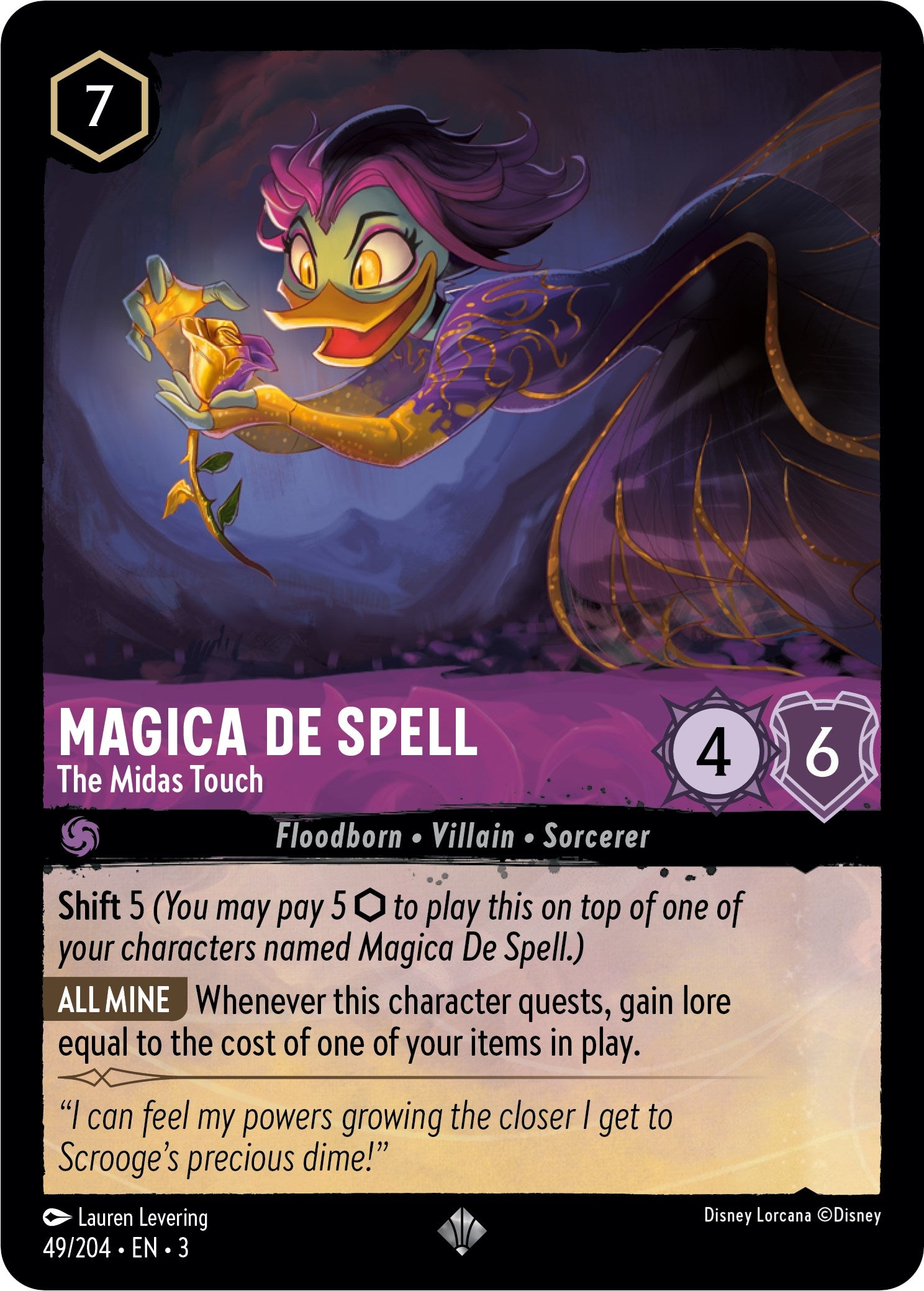 Magica De Spell - The Midas Touch (49/204) [Into the Inklands] | Galactic Gamez