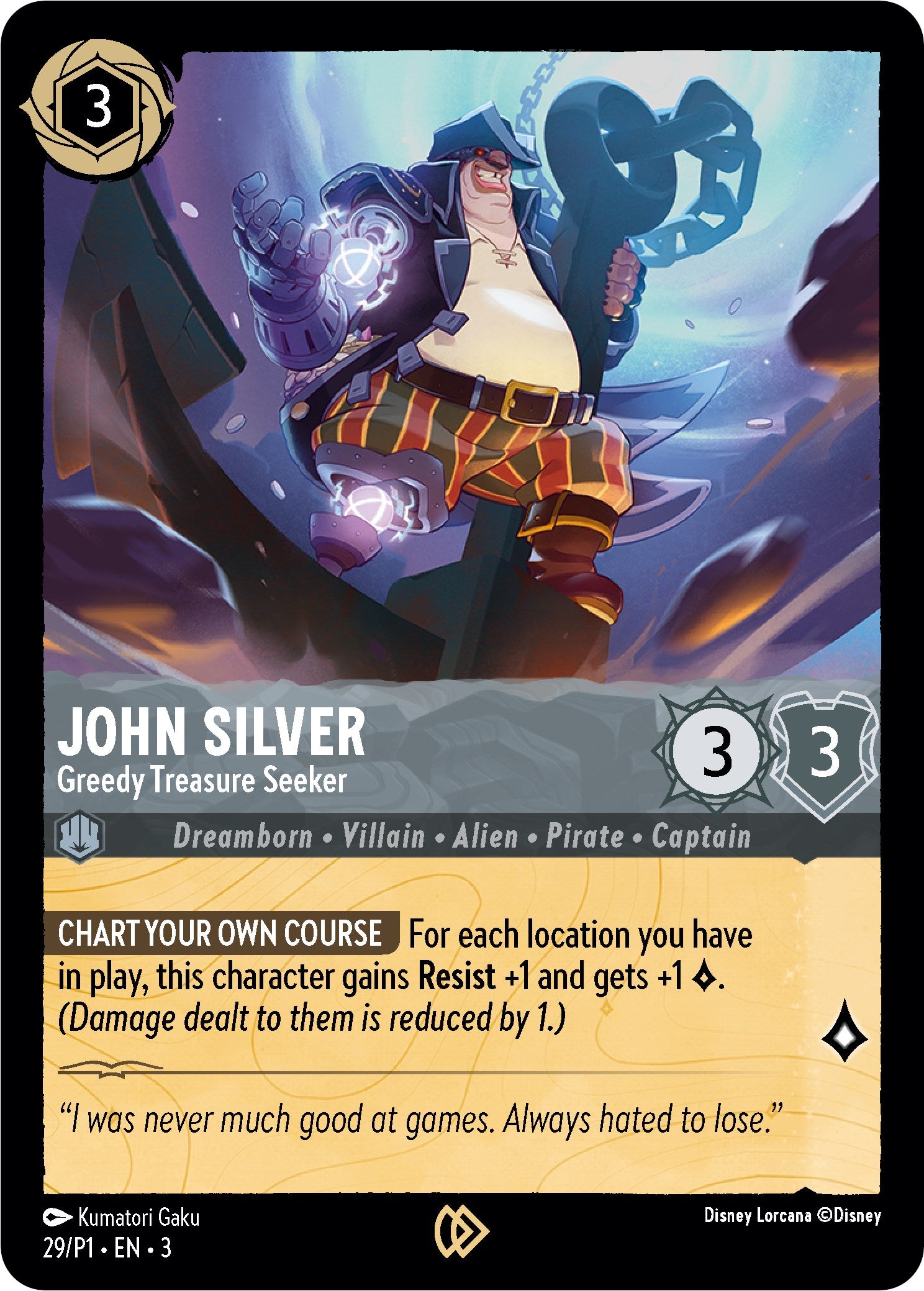 John Silver - Greedy Treasure Seeker (29) [Promo Cards] | Galactic Gamez