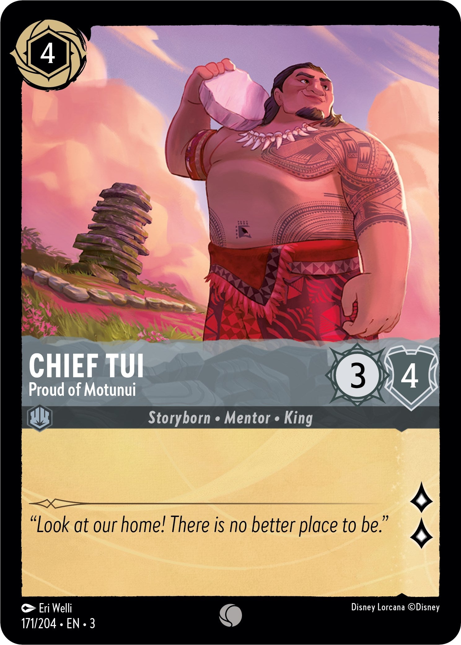 Chief Tui - Proud of Motunui (171/204) [Into the Inklands] | Galactic Gamez