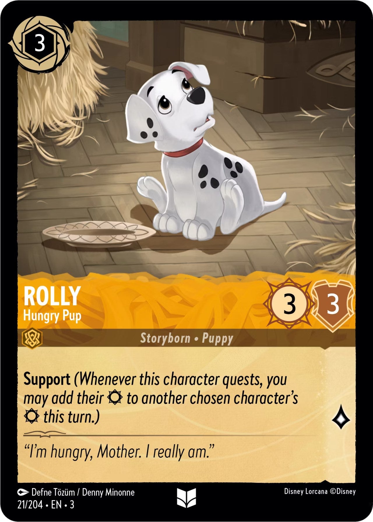 Rolly - Hungry Pup (21/204) [Into the Inklands] | Galactic Gamez