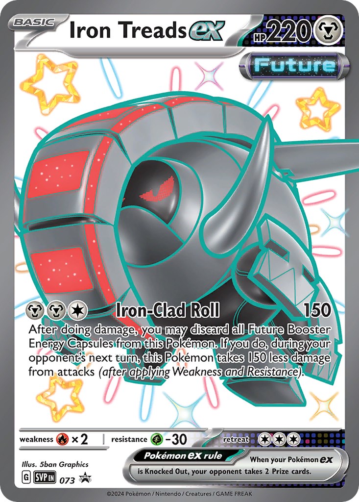 Iron Treads ex (073) [Scarlet & Violet: Black Star Promos] | Galactic Gamez