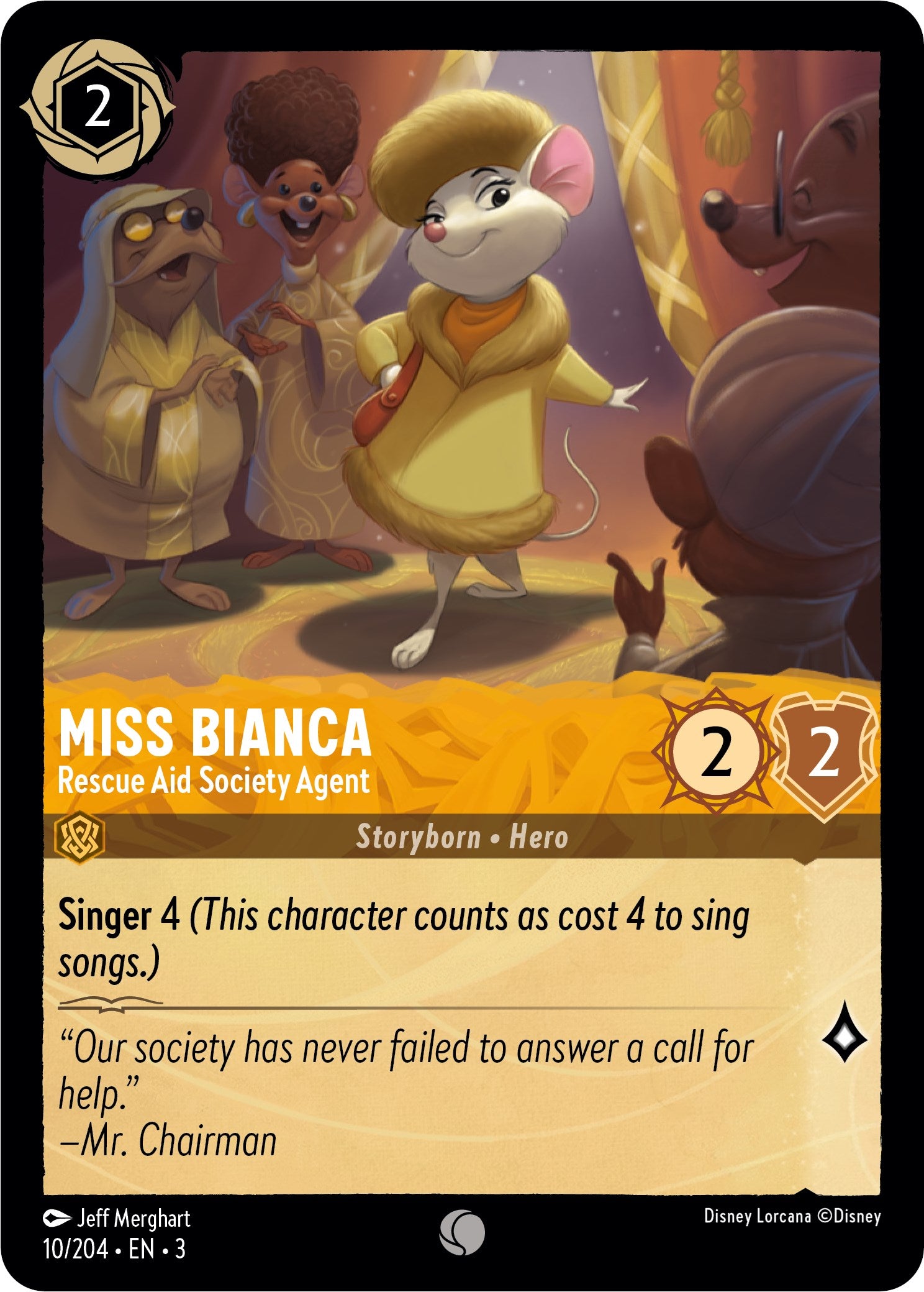 Miss Bianca - Rescue Aid Society Agent (10/204) [Into the Inklands] | Galactic Gamez