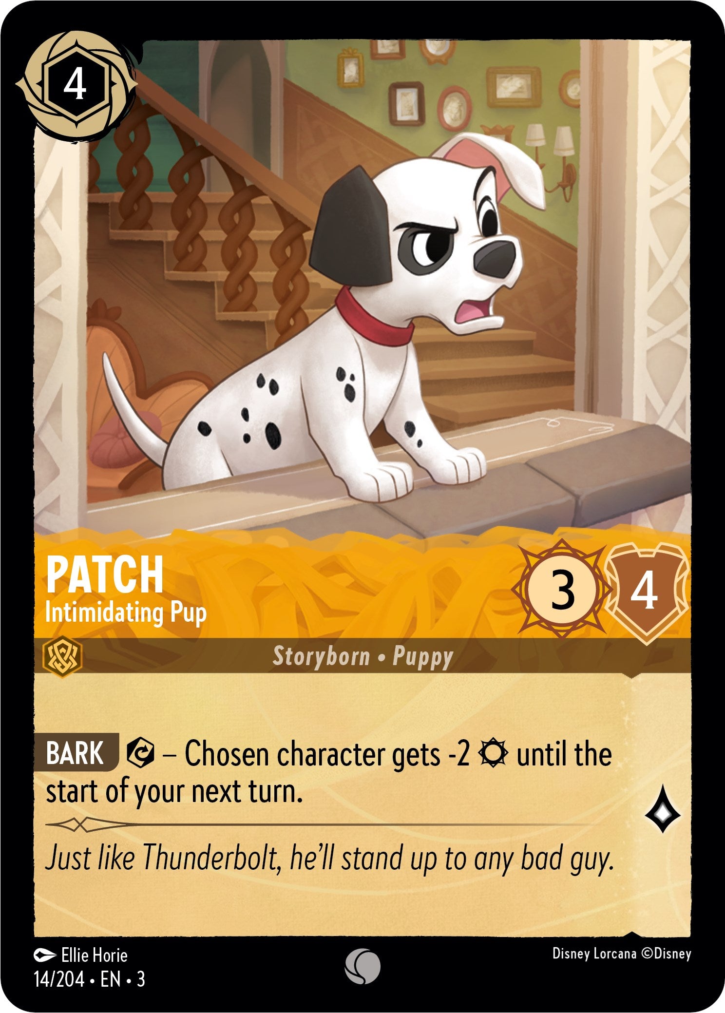 Patch - Intimidating Pup (14/204) [Into the Inklands] | Galactic Gamez