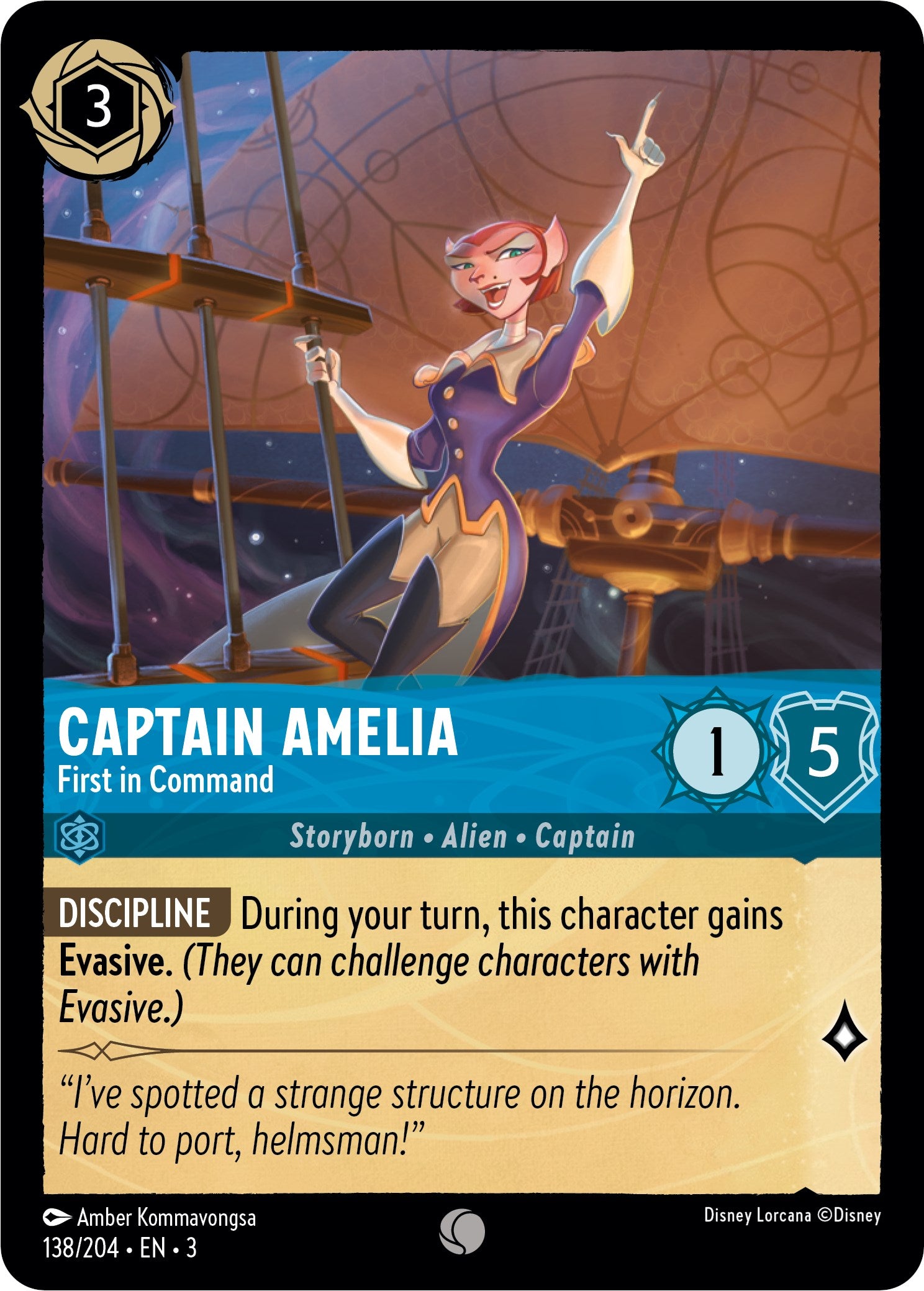 Captain Amelia - First in Command (138//204) [Into the Inklands] | Galactic Gamez