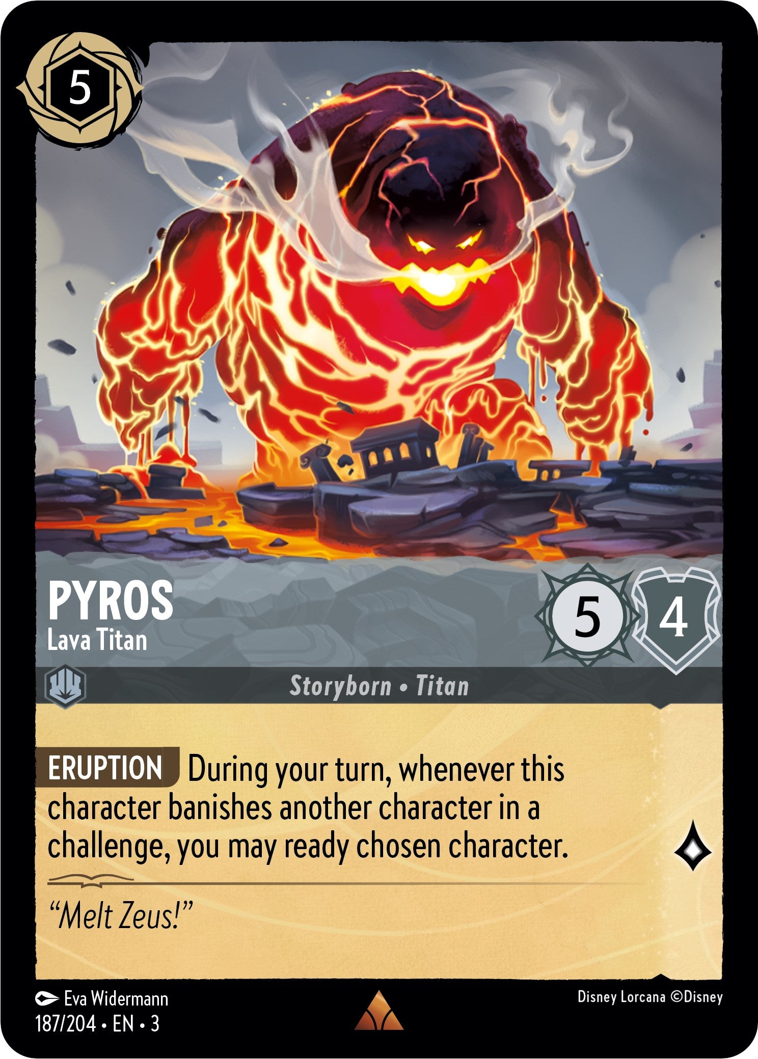 Pyros - Lava Titan (187/204) [Into the Inklands] | Galactic Gamez