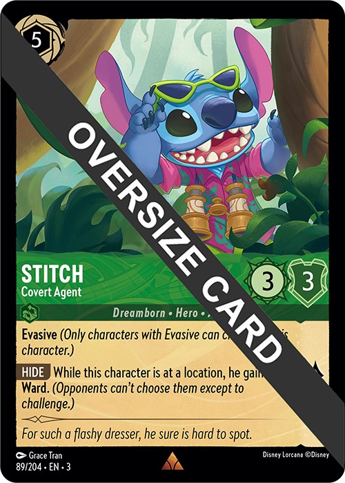 Stitch - Covert Agent (Oversized) (89//204) [Into the Inklands] | Galactic Gamez