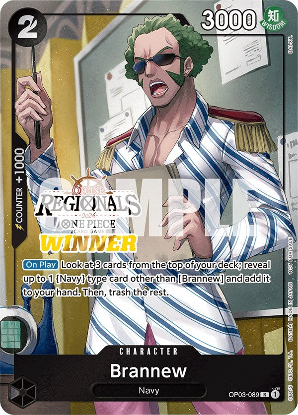 Brannew (Online Regional 2024) [Winner] [One Piece Promotion Cards] | Galactic Gamez