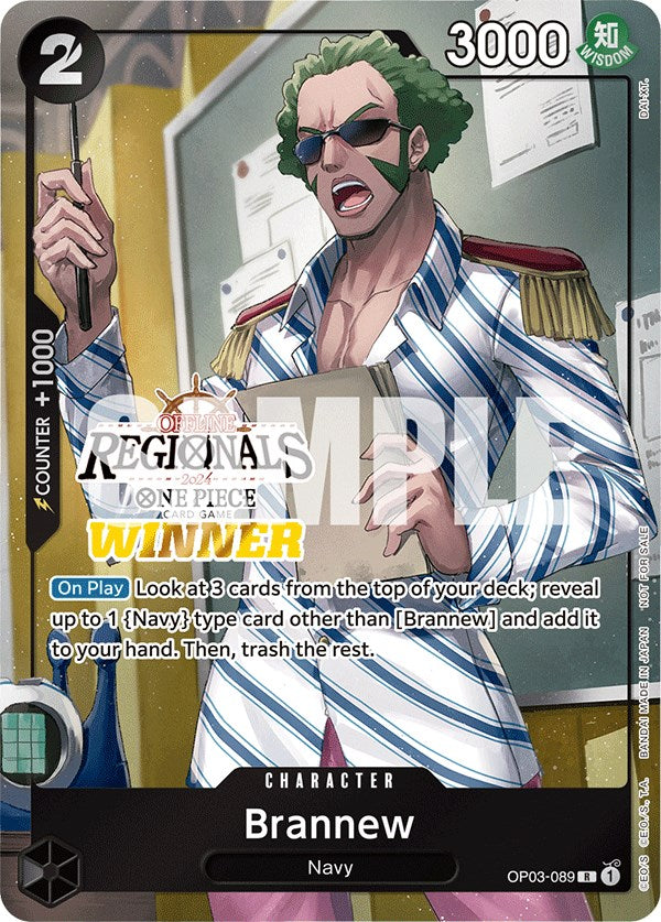 Brannew (Offline Regional 2024) [Winner] [One Piece Promotion Cards] | Galactic Gamez