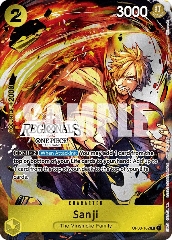 Sanji (Online Regional 2024) [Participant] [One Piece Promotion Cards] | Galactic Gamez