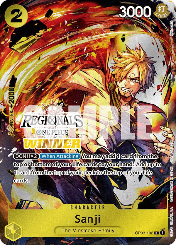 Sanji (Offline Regional 2024) [Winner] [One Piece Promotion Cards] | Galactic Gamez