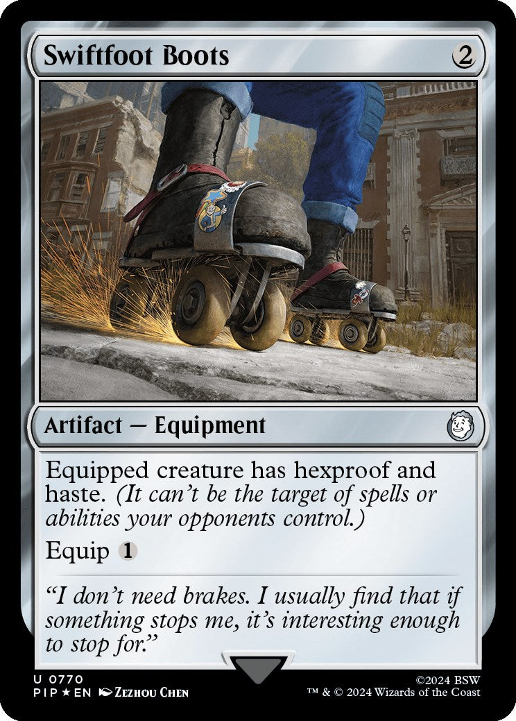 Swiftfoot Boots (Surge Foil) [Fallout] | Galactic Gamez