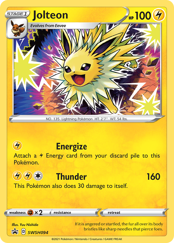 Jolteon (SWSH094) [Sword & Shield: Black Star Promos] | Galactic Gamez