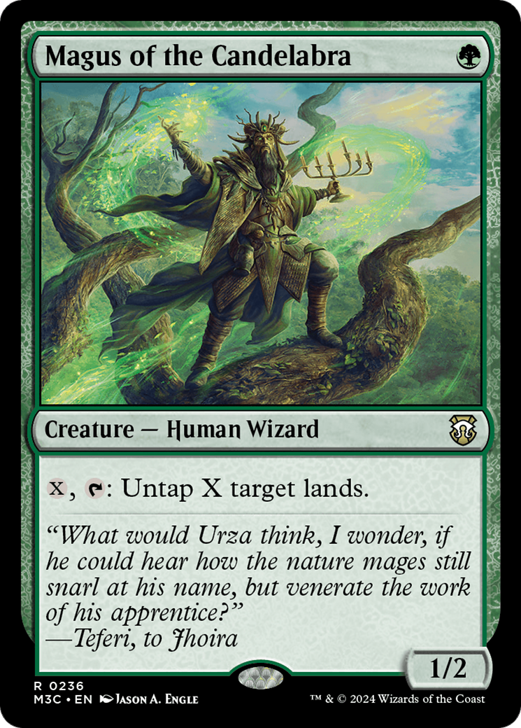 Magus of the Candelabra (Ripple Foil) [Modern Horizons 3 Commander] | Galactic Gamez