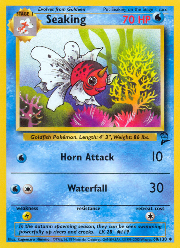 Seaking (60/130) [Base Set 2] | Galactic Gamez