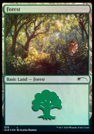 Forest (Cats) (576) [Secret Lair Drop Promos] | Galactic Gamez