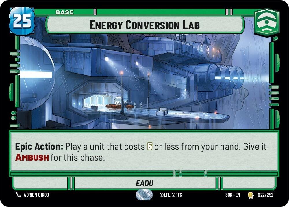Energy Conversion Lab (022/252) [Spark of Rebellion] | Galactic Gamez