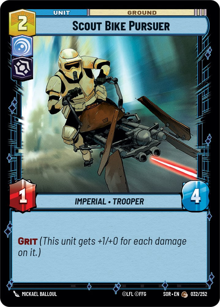 Scout Bike Pursuer (032/252) [Spark of Rebellion] | Galactic Gamez