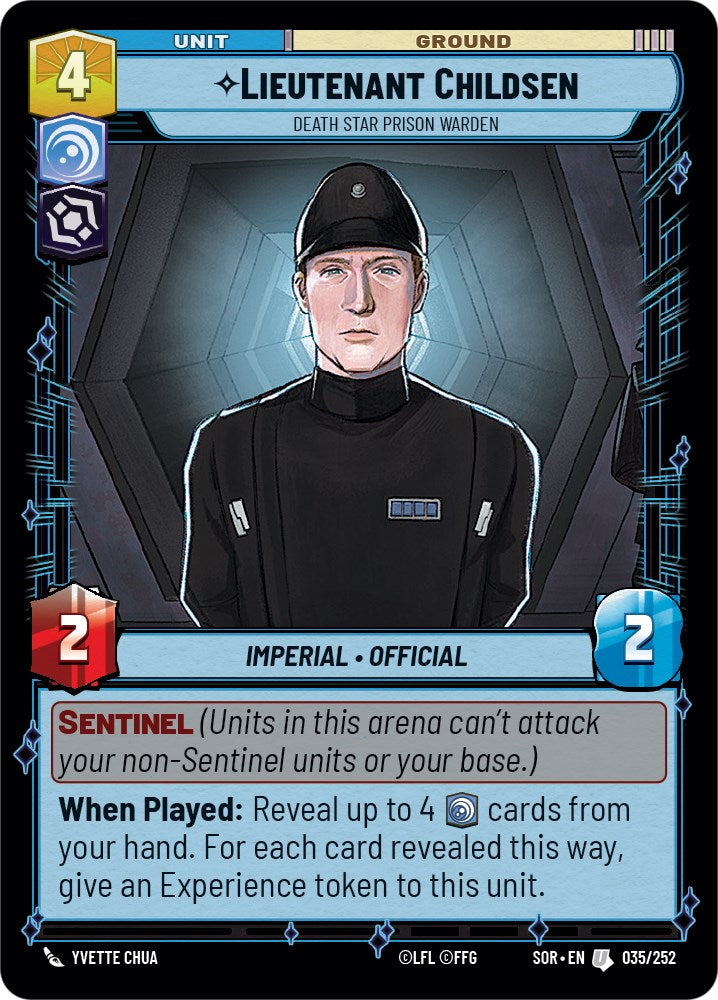 Lieutenant Childsen - Death Star Prison Warden (035/252) [Spark of Rebellion] | Galactic Gamez
