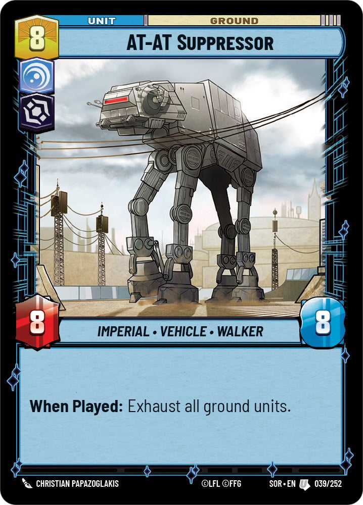 AT-AT Suppressor (039/252) [Spark of Rebellion] | Galactic Gamez