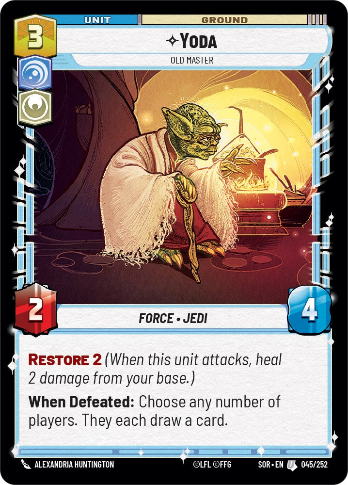 Yoda - Old Master (045/252) [Spark of Rebellion] | Galactic Gamez
