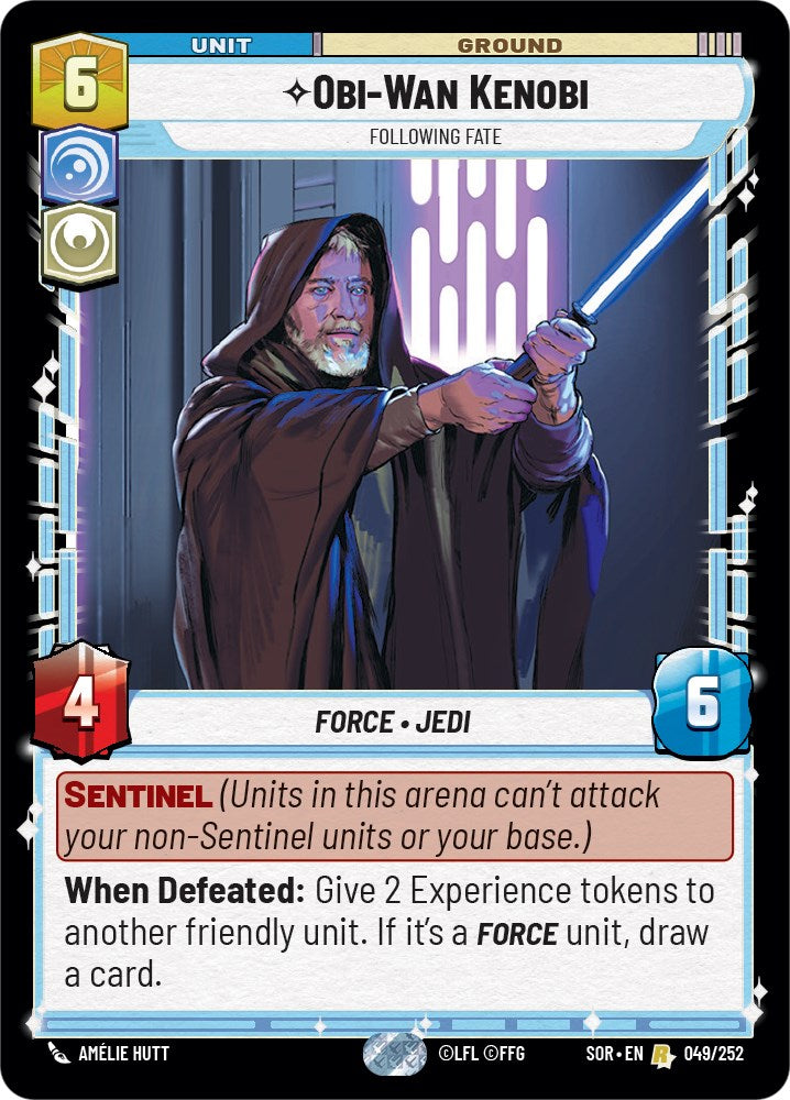 Obi-Wan Kenobi - Following Fate (049/252) [Spark of Rebellion] | Galactic Gamez