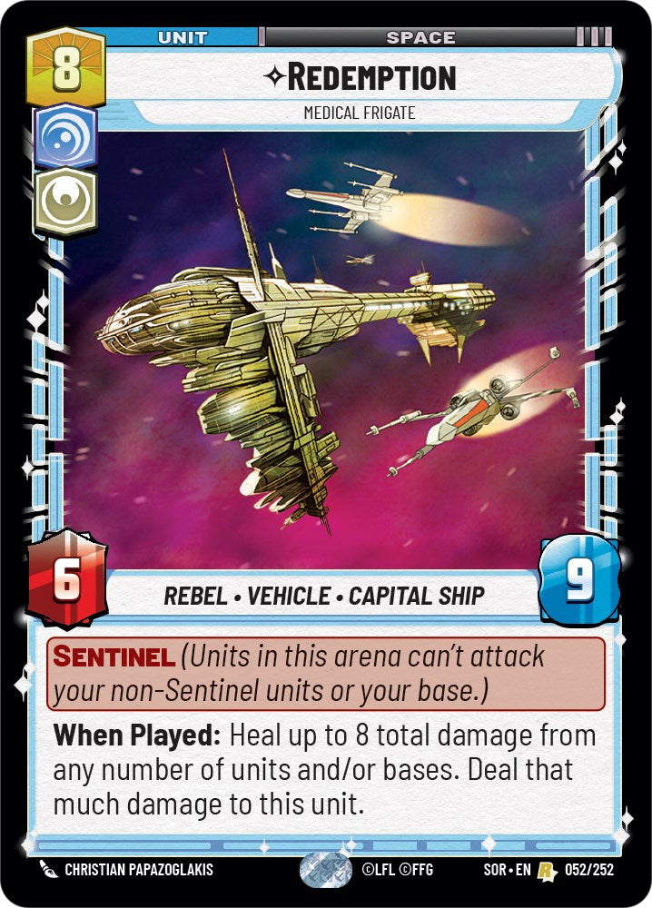 Redemption - Medical Frigate (052/252) [Spark of Rebellion] | Galactic Gamez