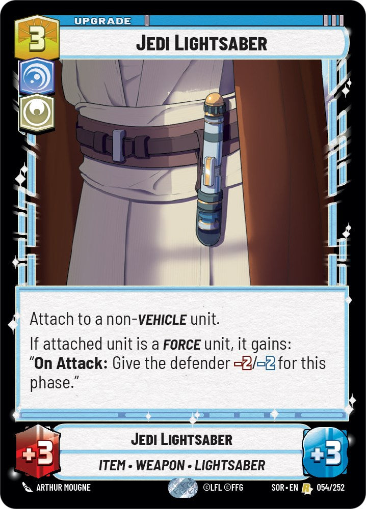 Jedi Lightsaber (054/252) [Spark of Rebellion] | Galactic Gamez