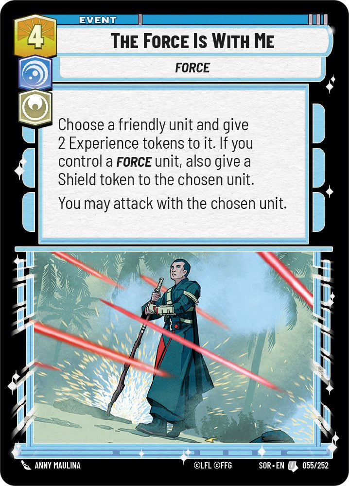 The Force is With Me (055/252) [Spark of Rebellion] | Galactic Gamez