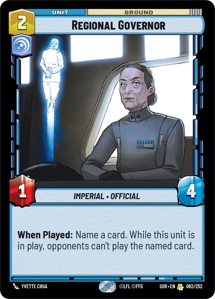 Regional Governor (062/252) [Spark of Rebellion] | Galactic Gamez