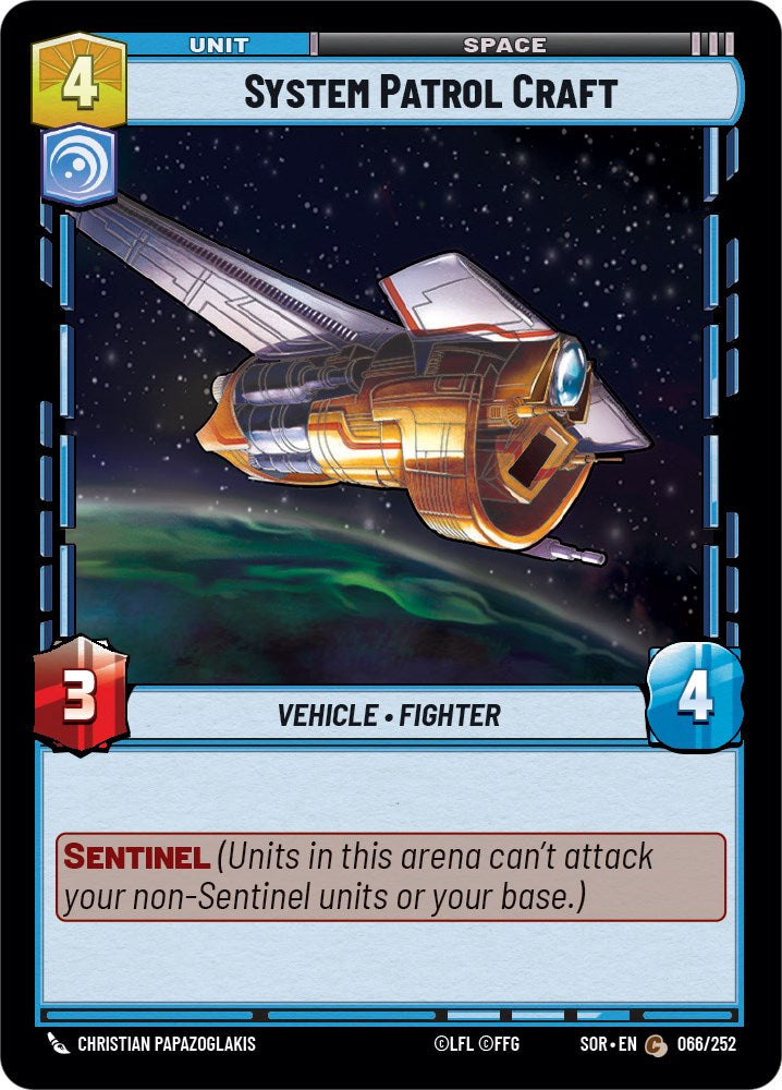 System Patrol Craft (066/252) [Spark of Rebellion] | Galactic Gamez