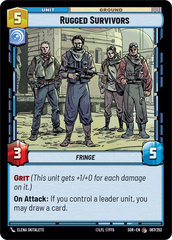 Rugged Survivors (067/252) [Spark of Rebellion] | Galactic Gamez