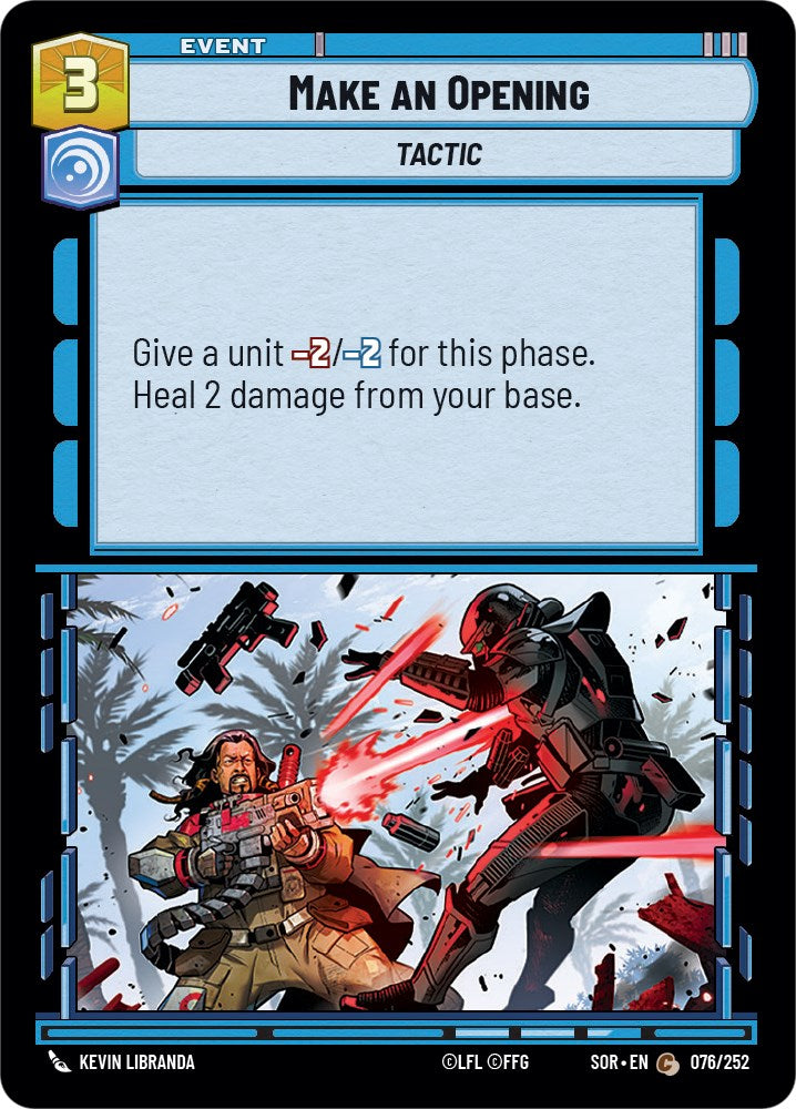 Make An Opening (076/252) [Spark of Rebellion] | Galactic Gamez