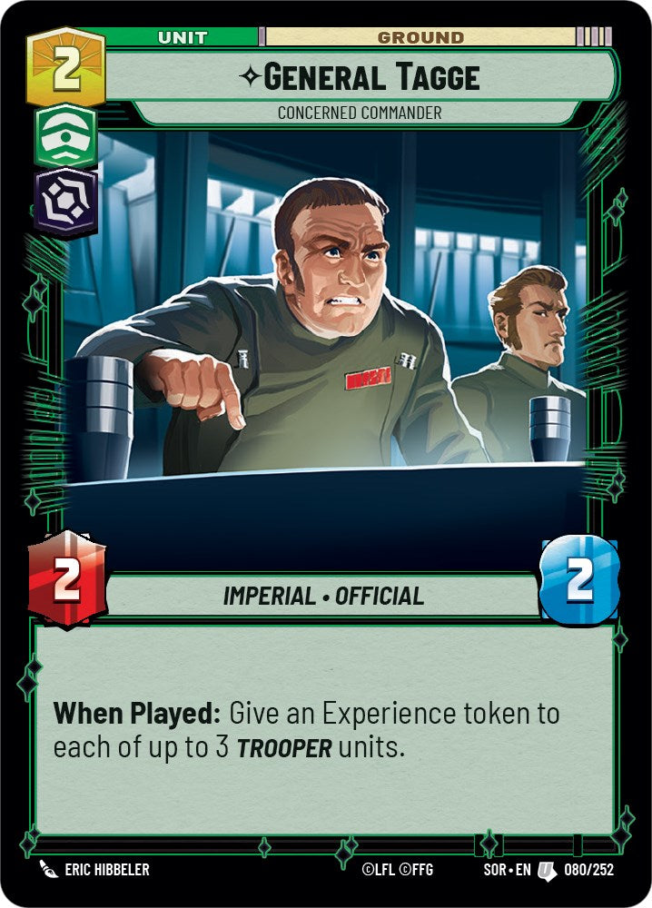 General Tagge - Concerned Commander (080/252) [Spark of Rebellion] | Galactic Gamez